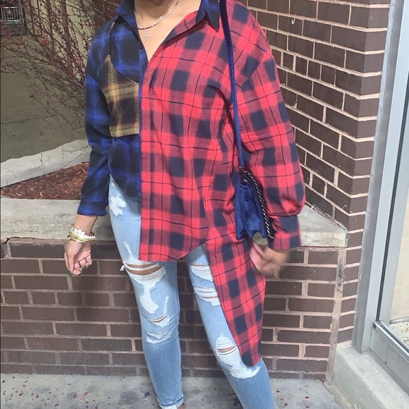 Tops - Long sleeve flannel with style